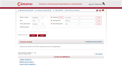 Desktop Screenshot of directorio.camaras.org