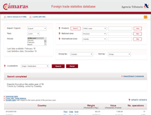 Tablet Screenshot of customs.camaras.org